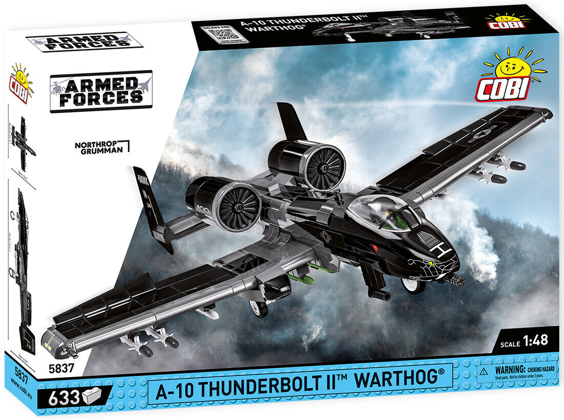 Cobi 5837 A-10 Thunderbolt II™ Warthog® Flugzeug Bausatz 633 Teile sofort lie...