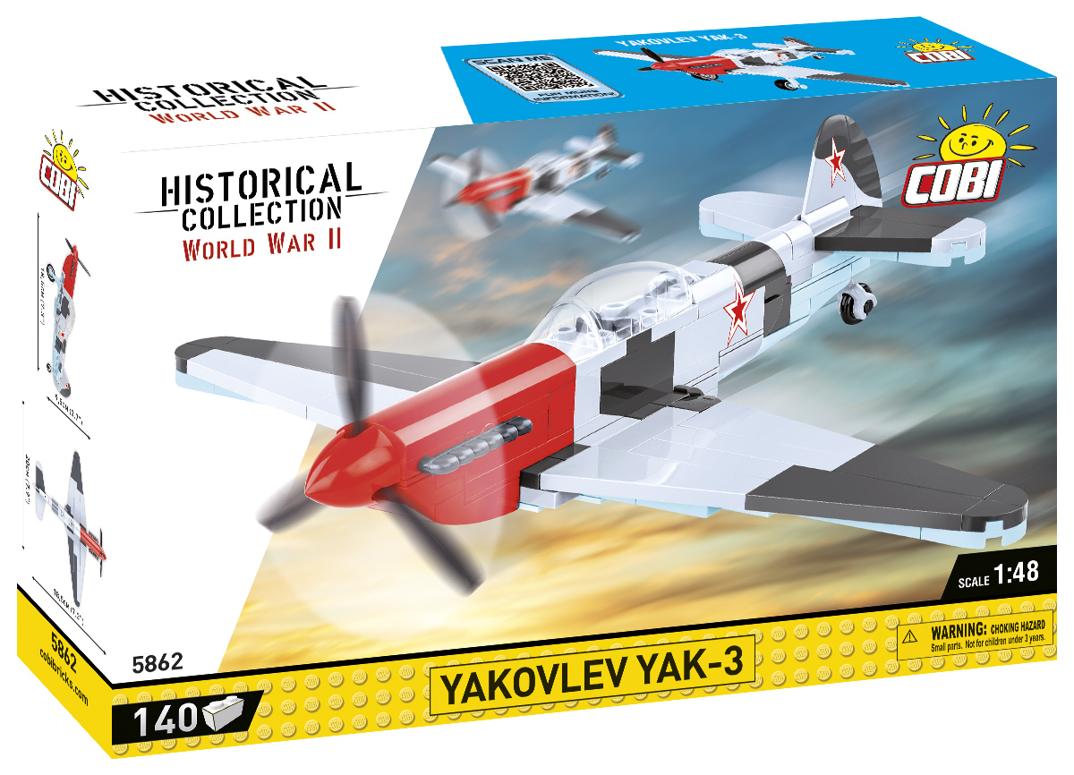 COBI 5862 YAKOVLEV YAK-3 Flugzeug Bausatz 1:48