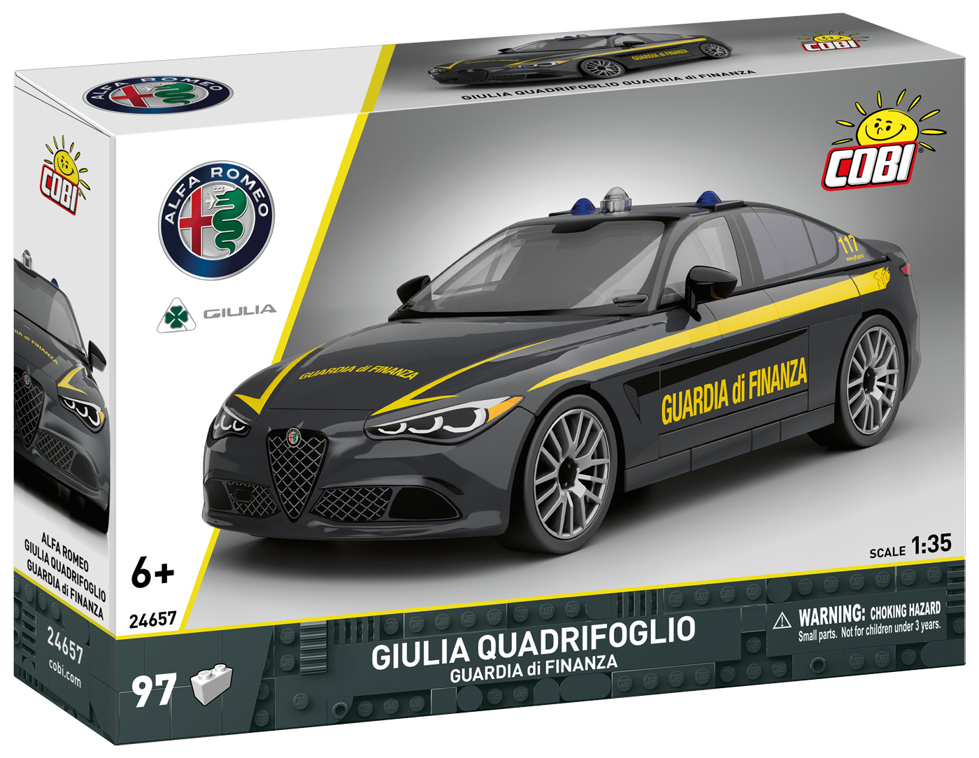 Cobi 24657 ALFA ROMEO Quadrifoglio Guardia Di Finanza