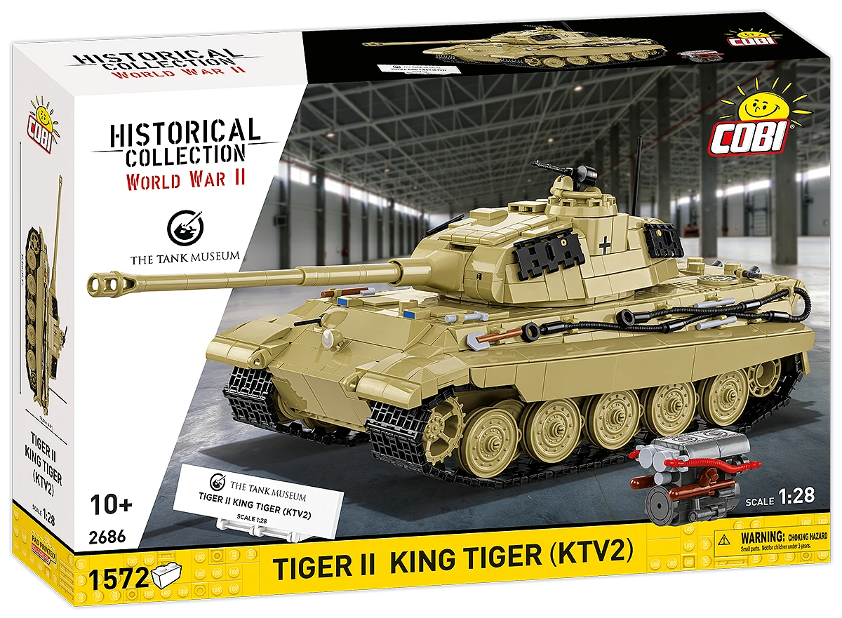 Cobi 2686 PZKPFW.VI B TIGER II Panzer Bausatz 1:28